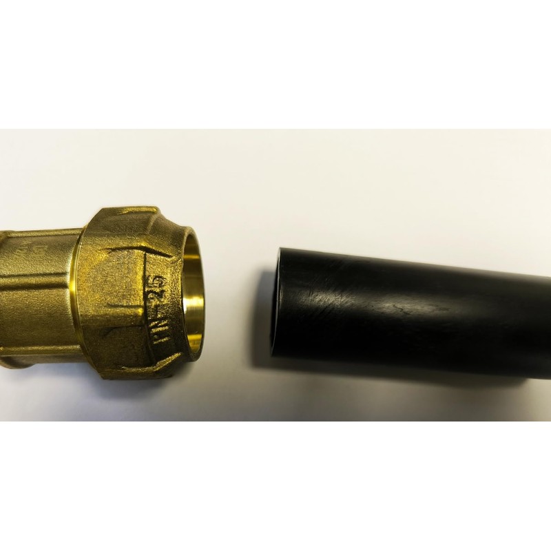 Suinga Brass Connector 25mm x 3/4" for 25mm PE Pipe,
