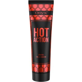 Onyx HOT ACTION Original Tingle Bronzer Bottle, Tanning Lotion with Powerful Tanning Accelerators