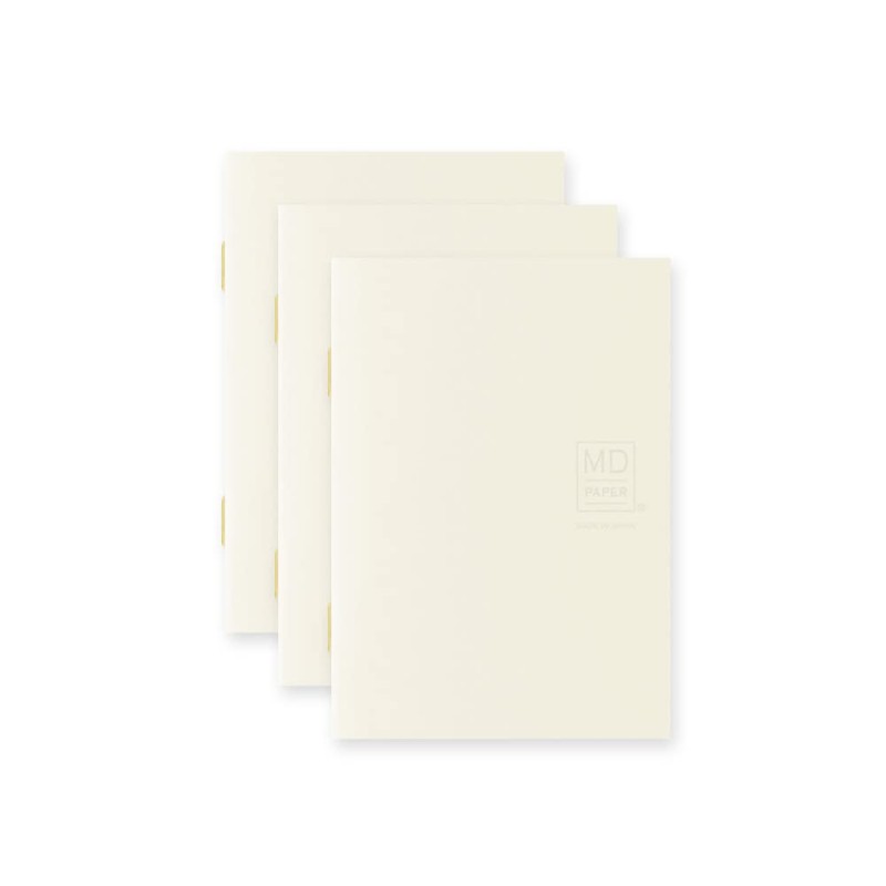 DESIGNPHIL 15282006 Midori Notebook, MD Notebook, Light, A7, Horizontal Rule,
