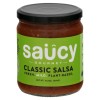 Saucy Gourmet Salsa Mild Classic 15.5 oz (Pack of 6)