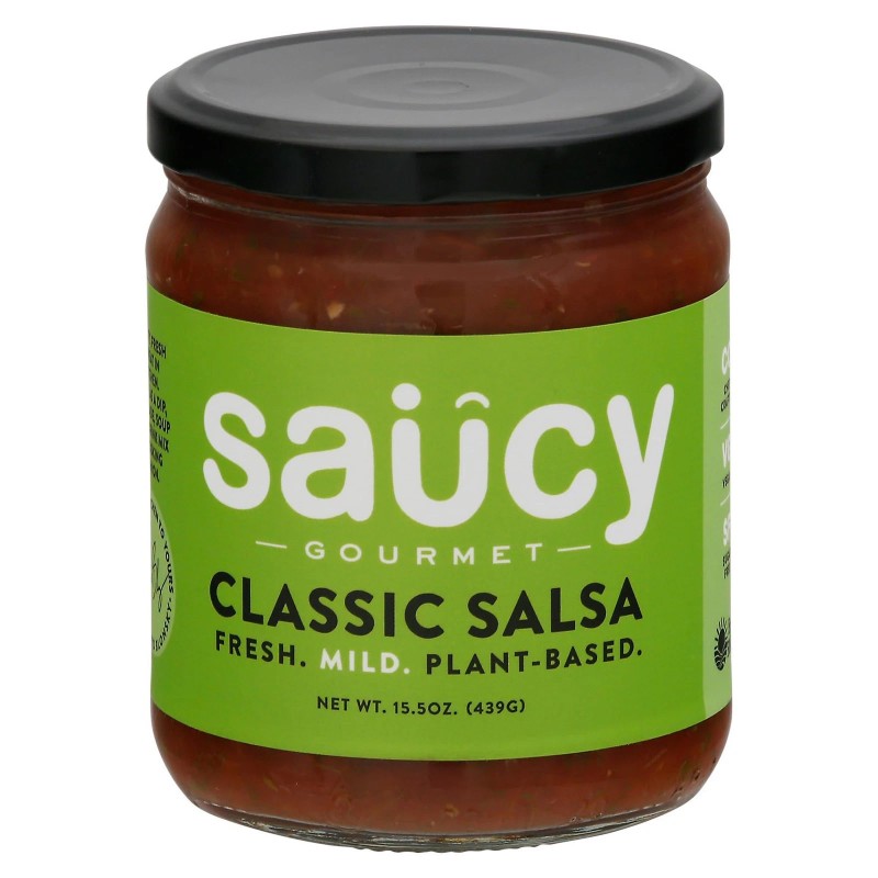 Saucy Gourmet Salsa Mild Classic 15.5 oz (Pack of 6)