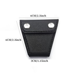 Seat Belt Adjuster,2PCS Seat Belt Clips Car Seat Locking Clip,Universal Comfort Shoulder Neck Protector Seatbelt Clips,PU Leather Vehicle Belt Positioner