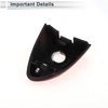 X AUTOHAUX Front Left Door Handle Lock Cylinder Cover for