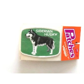 Vintage Siberian Husky Dog Patch