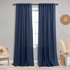 KOUFALL Navy Blue Curtains 84 Inch Length for Living Room
