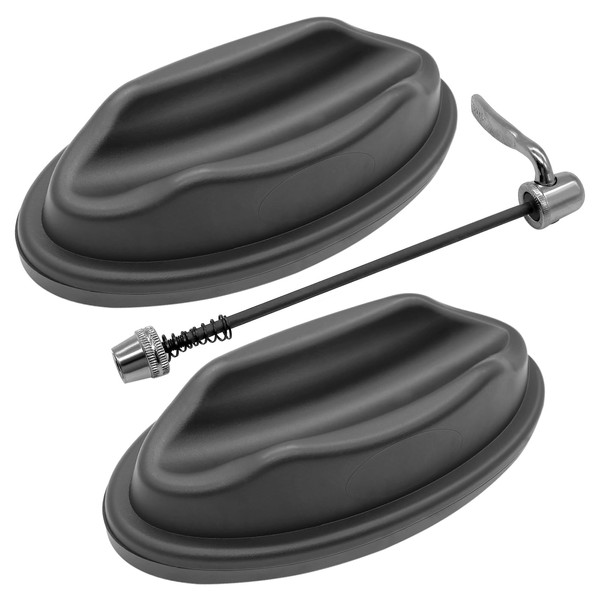 PWGHWG Pack of 2 Roller Trainer Front Wheel Support with