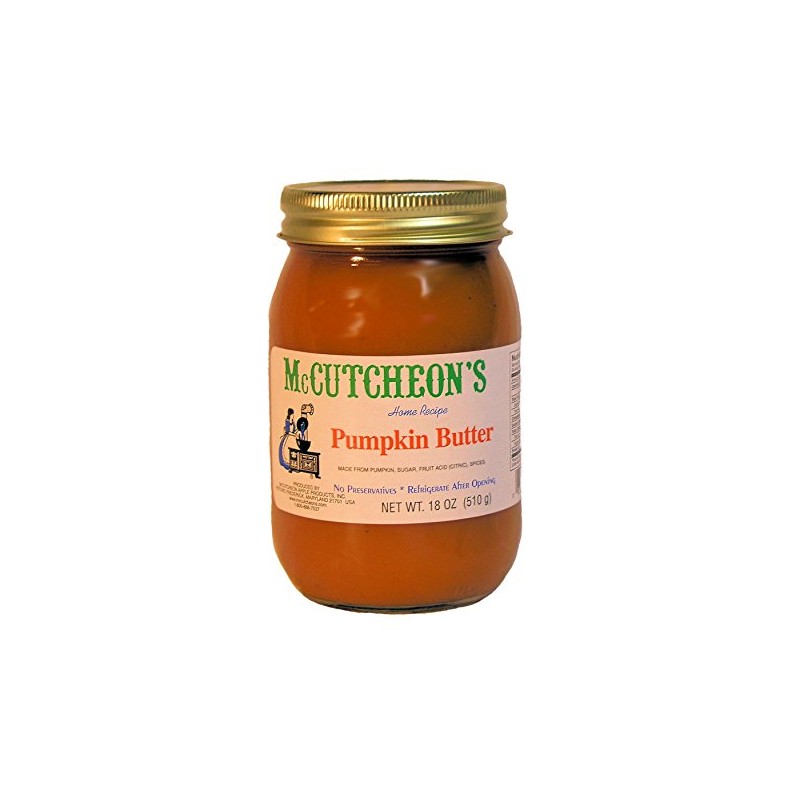 McCutcheon's Home Recipe Pumpkin Butter; Creamy Texture; Deep Rich Pumpkin