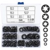 340 Pcs Starlock Washers, Internal Tooth Washers, Quick Speed Locking