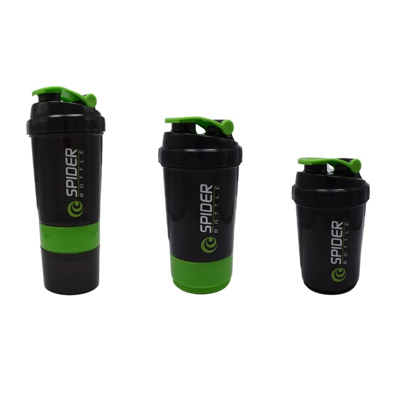 Protein Shaker with Powder Compartment Cup 500 ml Hand Premium