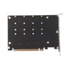 Adapter Card NVME M.2 to PCIE X16 4 Ports 32Gbps