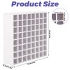 LOLYSIC 2 Pack 64 Grids Craft Paint Storage Organizer -