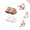 Baluue 2pairs Moisturizing Heel Socks for Cracked Heels Comfortable Half