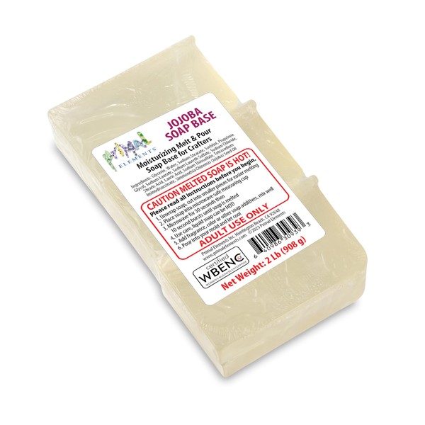 Primal Elements Jojoba Oil Soap Base - Moisturizing Melt and