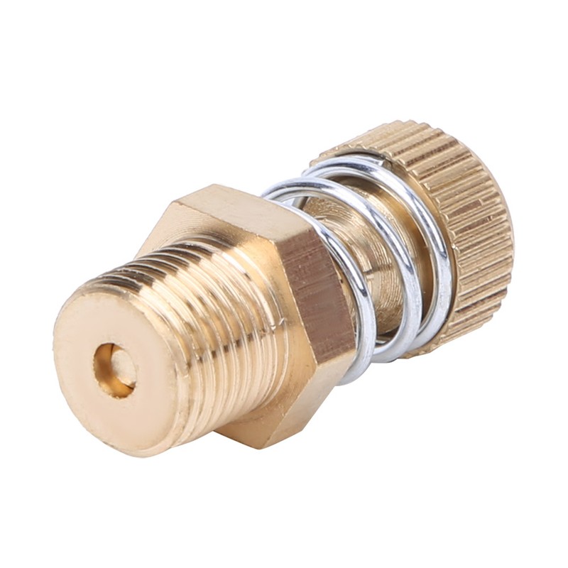 10PCS Brass Pneumatic Muffler BSPT Male Thread Solenoid Valve Silencer