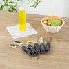 Restaurantware Adaptive Utensil Set (5-Piece Set) Black Right-Hand Stainless Steel