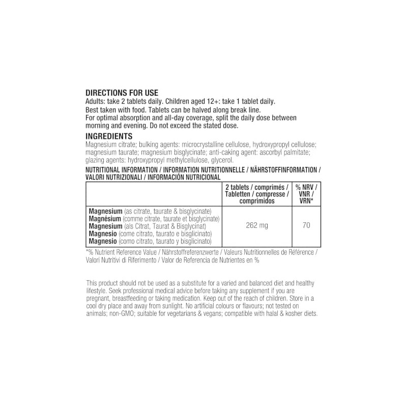 Igennus Healthcare Nutrition Complejo de Triple Magnesio Igennus
