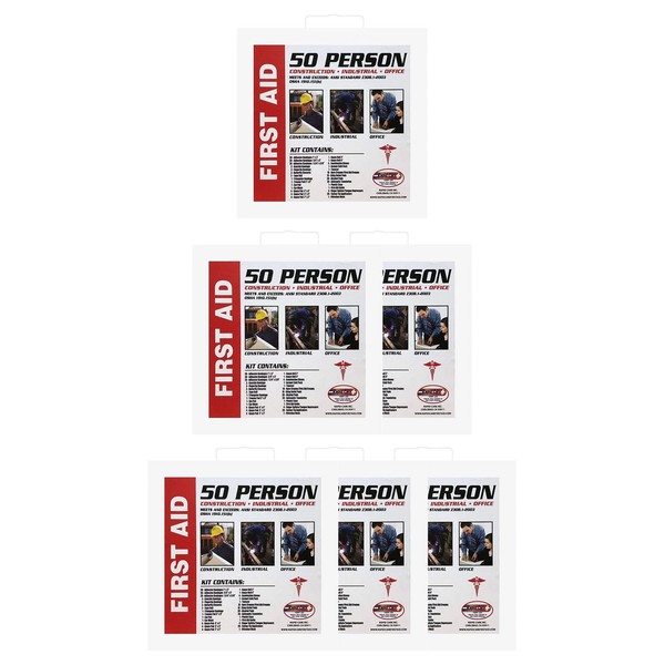 First Aid 50 Person 233 Piece ANSI/OSHA Compliant Emergency First
