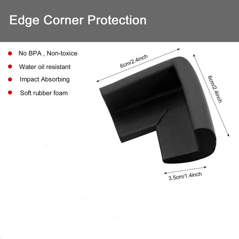 Table Corner Protectors, 10 Pack Foam Corner Cushion Protector, Edge