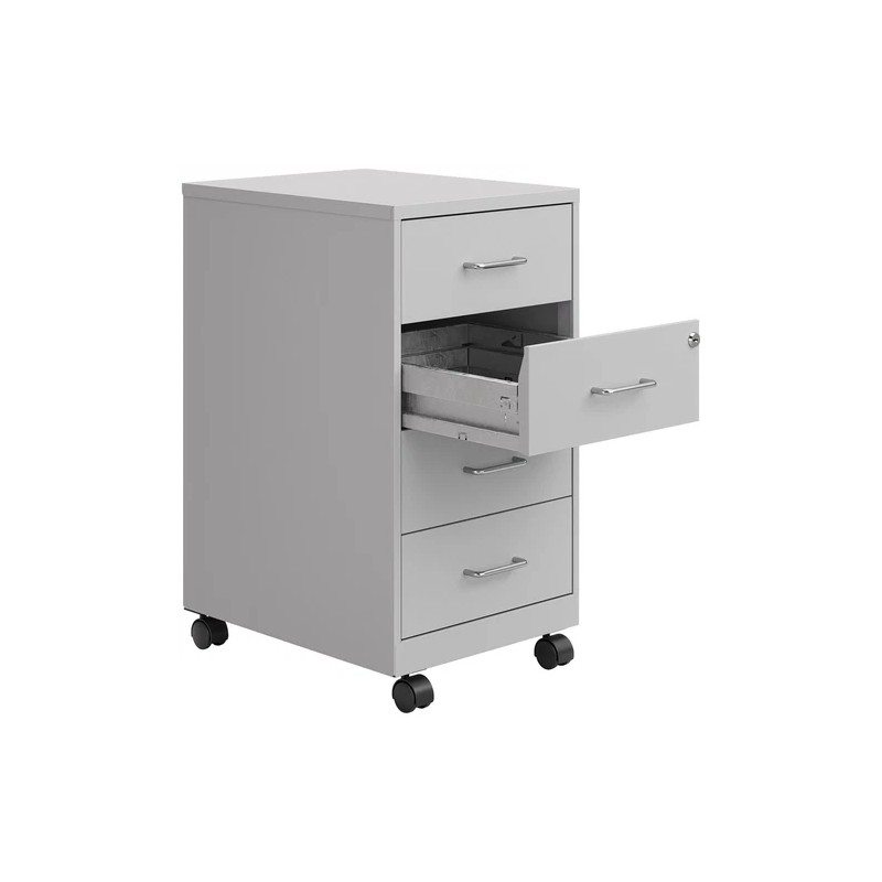 Hirsh Industries LLC Space Solutions 18"D 4 Drawer Metal Mobile