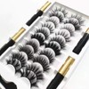 DAODER Magnetic Eyelashes with 4 Tubes Eyeliner Kit Long Magnetic