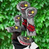 Big Crazy Golf Club Head Cover, Golf Head Covers, Funny