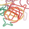 100PCS Set Marking Document Organizing Clip Multiple Cute Shapes Metal