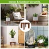 hismocal Wood Plant Stand Indoor/Outdoor for Plants, Large Size Planter