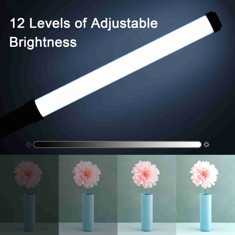 RGB LED Tube Light 2500K/5500K/9900K Photography Handheld LED Video Lighting