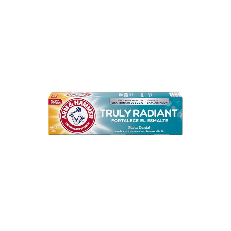 Arm & Hammer Truly Radiant, Pasta Dental Blanqueadora, Fortalece El