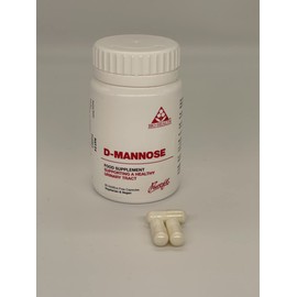 Bio-Health D-Mannose Food Supplement for Supporting a Healthy Urinary Tract, Suitable for Vegan and Vegetarians, Additive Free, 60 Capsules