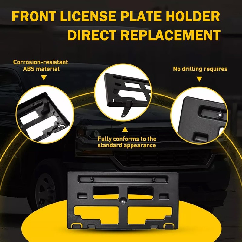Wocch Front License Plate Frame for Ford Ranger 2019 2020