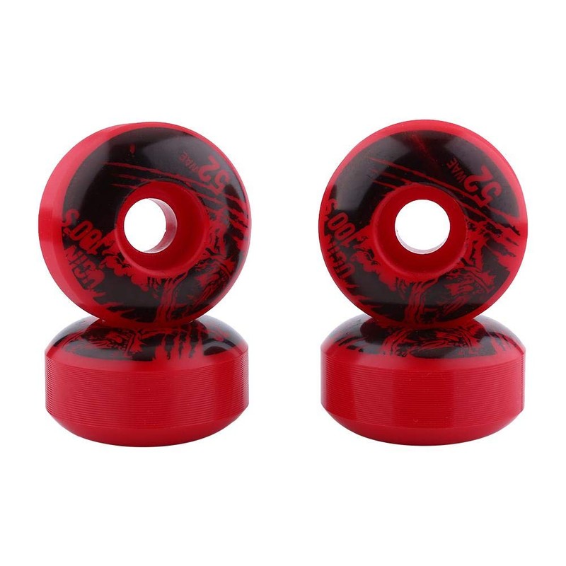 Longboard Skateboard Wheels, 52 mm x 30 mm, Pack of