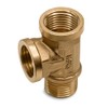 T Adapter 1/2 inch Female Pipe Thread Adapter Fittings Brass