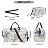 CEBUGI Man Cowboy Quilted Duffle Bag for Women Large Carry