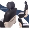 Auto Accessori Lupex Universal Seat Covers Set LS10 Blue Front