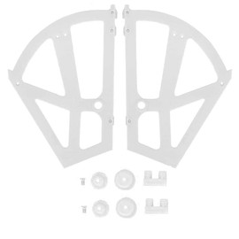 AIXITONG 1 Pair Shoe Cabinet Shelf Home Plastic Hollowed Two Layers Rack Shoes Drawer Cabinet Hinges for Shoes Rack, Shelf, Cabinet