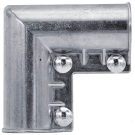 Jake Sales Chain Link Fence Gate Corner - Aluminum 1-3/8" Gate Corner for Chain Link Gates - Gate Corner Includes Bolts for Easy Installation on Gate