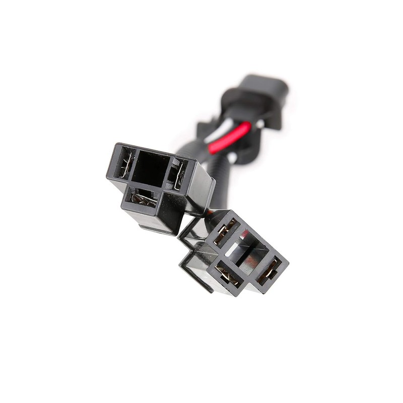 BICYACO H13 to H4 Adapter Headlight Adapter Connector for Jeep