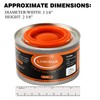Chafing Fuel Cans - Food Warming Wick Candle Burners for