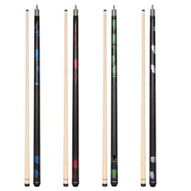 GARSEN 4 Pieces Pool Stick Cue Stick 58 inch 18 oz 19 oz 20 oz 21 oz Billiard House Bar Pool Cue