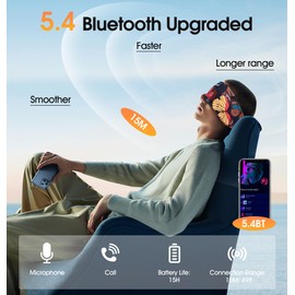 Sleep Headphones Headband Bluetooth 5.4, TOPOINT Sports Headband Earphones Sleeping Bluetooth Wireless with USB C for Women Men Sports Gifts Workout Jogging Yoga Insomnia Air Travel Meditation