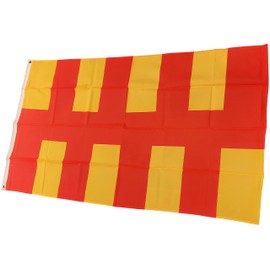 NWFlags Northumberland Flag 5ft x 3ft 75d Premium Polyester Suitable For Flagpoles | Strong Polyester 5x3 foot material flag with Eyelets