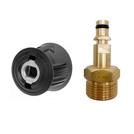 Laroal M22 Quick Connect Adapter for Pressure Washer Hose Connector M22 Pressure Washer Hose Coupler Compatible with K2-K7 Series High Pressure Washer Can