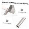 Outanaya 6pcs Stainless Steel Corner Trowel for Drywall Plastering Ergonomic