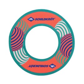 Schildkröt Flying, Ø 24 cm, Precise Flight, Yellow-Blue, in a Blister Pack, Neoprene Ring, 970351, One Size