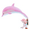 RYOLOY Dolphin Stuffed Animals Cuddle Pillow,43" Giant Stuffed Plush Animal