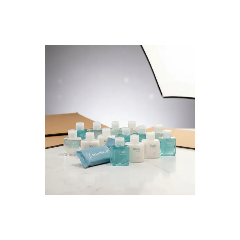 Kit Amenidades Hoteleras Jypesa Elements 320 Piezas Shampoo Acondicionador Gel