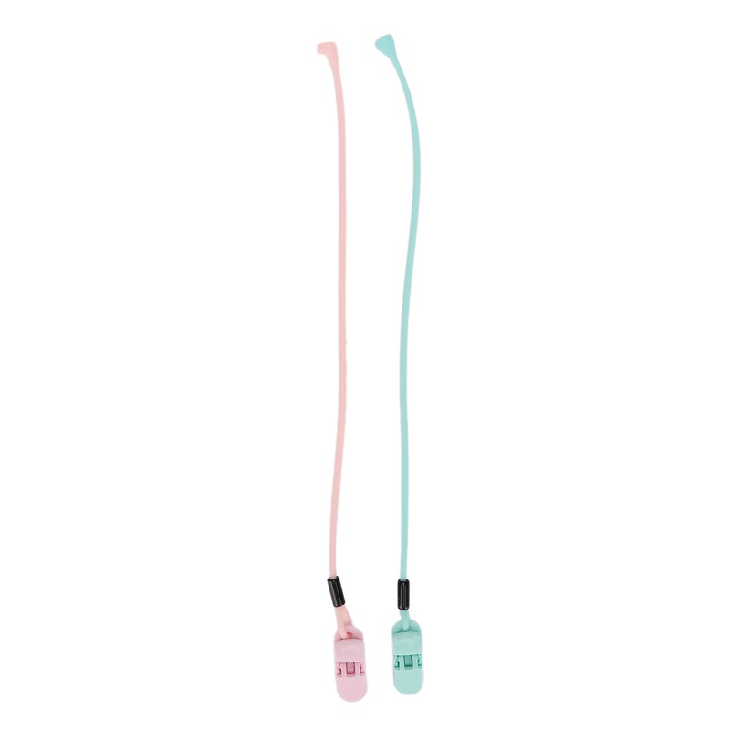 Hearing Aid Clips Pink Green Combination Set Portable Compact Flexible