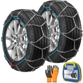 AutoChoice Snow Tire Chains for Light Truck SUV Pickup Trucks, Set of 2（SCRV265）