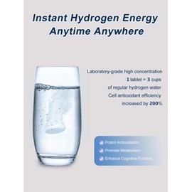 EssenWell EssenWell Molecular Hydrogen Tablets, 119 Count, 8 ppm per Tablet, Raspberry Flavor, Dietary Supplement